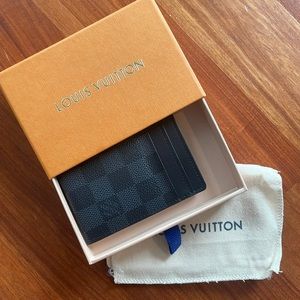 Authentic Louis Vuitton Pince Clip Holder with Bill Clip